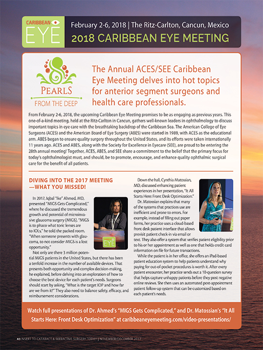 2018 Caribbean Eye Meeting