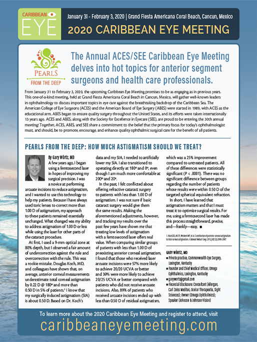 Pearls From the Deep: How Much Astigmatism Should We Treat?