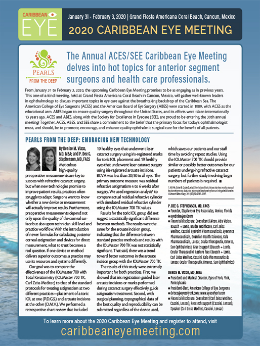 Pearls From the Deep: Embracing New Technology