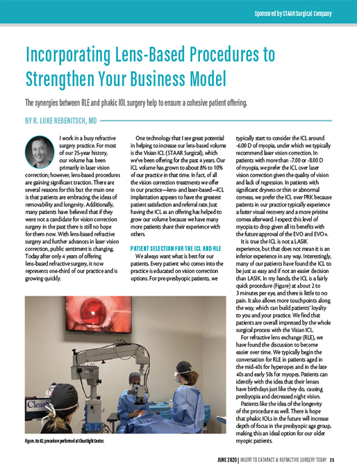 Incorporating Lens-Based Procedures to Strengthen Your Business Model