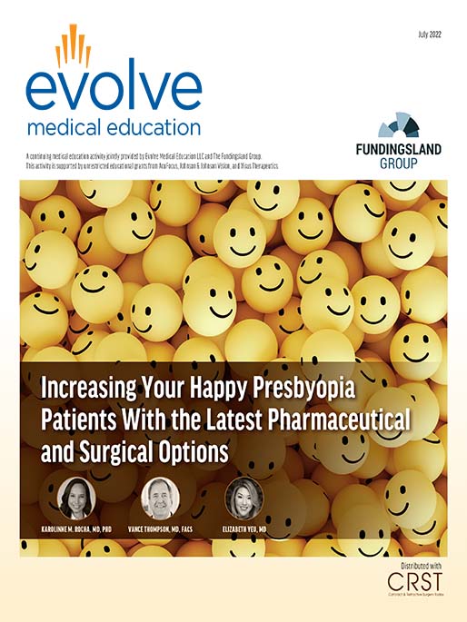 Increasing Your Happy Presbyopia  Patients With the Latest Pharmaceutical  and Surgical Options