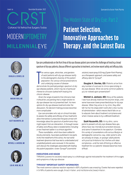 The Modern State of Dry Eye: Part 2